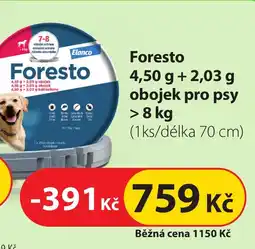 Dr. Max Foresto 4,50 g + 2,03 g obojek pro psy > 8 kg nabídka