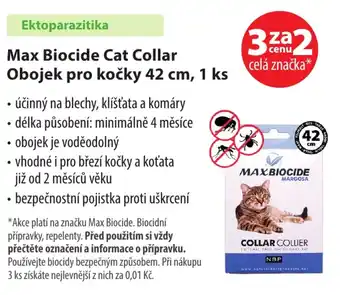 Max Biocide Cat Collar Obojek pro kočky