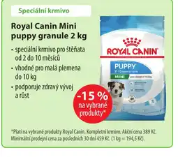 Dr. Max Royal Canin Mini puppy granule nabídka