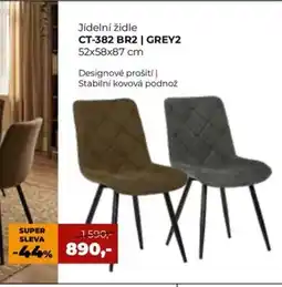 Jamall Jídelní židle CT-382 BR2 | Grey2 nabídka