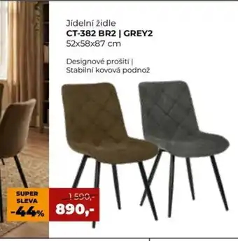 Jídelní židle CT-382 BR2 | Grey2