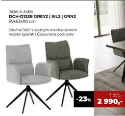 Jamall Jídelní židle DCH-D1328 GREY2 | SIL2 | GRN2 nabídka