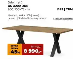 Jamall Jídelní stůl DS-X200 DUB nabídka