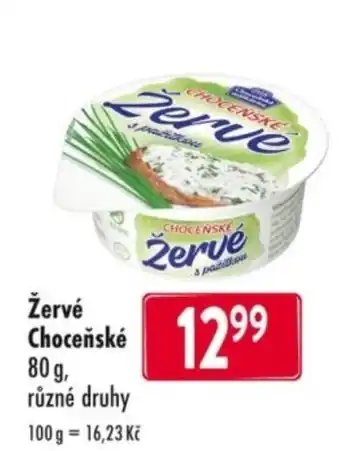 Qanto Zerve Choceňské nabídka