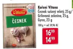 Qanto Koření Vitana nabídka