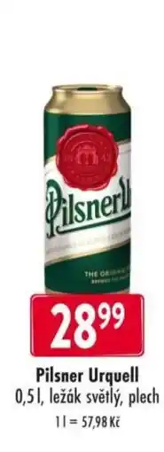 Qanto Pilsner Urquell nabídka