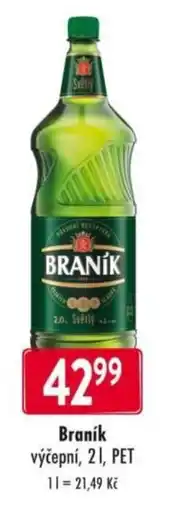 Qanto Braník výčepní nabídka