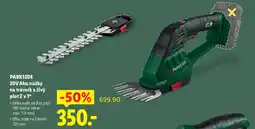 Lidl PARKSIDE 20V Aku nůžky na trávník a živý plot 2 v 1 nabídka