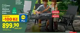 Lidl LIVARNO Hliníkové polohovací křeslo nabídka