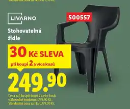 Lidl LIVARNO Stohovatelná židle nabídka