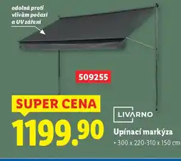 Lidl LIVARNO Upínací markýza nabídka