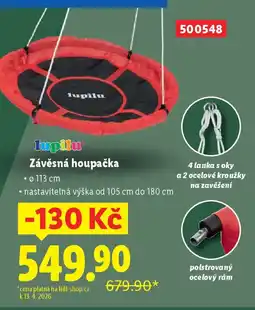Lidl Lupilu Závěsná houpačka nabídka