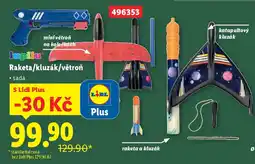 Lidl Lupilu Raketa/kluzák/větroň nabídka