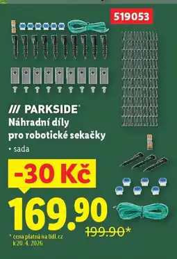 Lidl PARKSIDE Náhradní díly pro robotické sekačky nabídka