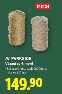 Lidl PARKSIDE Vázací sortiment nabídka