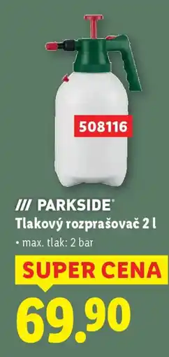 Lidl PARKSIDE Tlakový rozprašovač nabídka