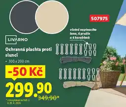 Lidl LIVARNO Ochranná plachta proti slunci nabídka