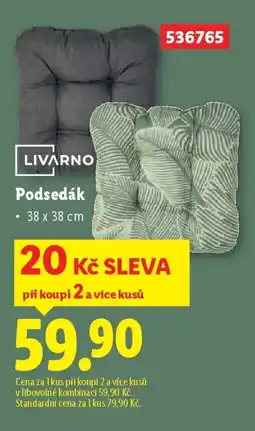 Lidl LIVARNO Podsedák nabídka