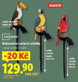 Lidl LIVARNO Dekorativní solární svítidlo nabídka