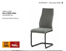 Jamall Jídelní židle DCL-X7018 GRN2 nabídka