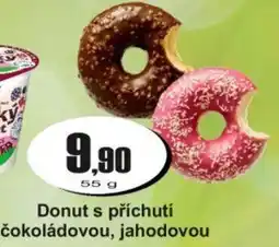 Adam Donut s příchutí čokoládovou, jahodovou nabídka