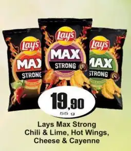 Adam Lays Max Strong Chili & Lime, Hot Wings, Cheese & Cayenne nabídka