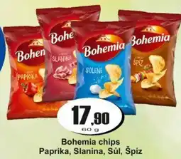 Adam Bohemia chips Paprika, Slanina, Sůl, Špíz nabídka