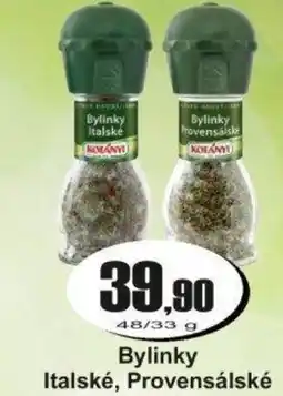 Adam Bylinky Italské, Provensálské nabídka