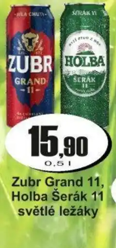 Adam Zubr Grand 11, Holba Šerák 11 nabídka