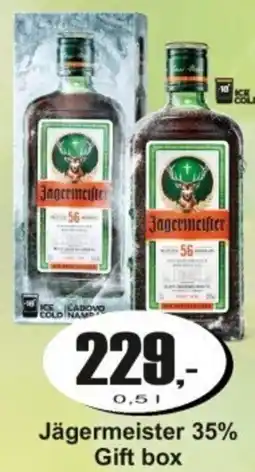 Adam Jägermeister 35% Gift box nabídka