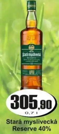 Adam Stará myslivecká Reserve 40% nabídka
