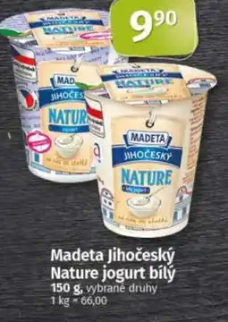 COOP TIP Madeta Jihočeský Nature jogurt bílý nabídka