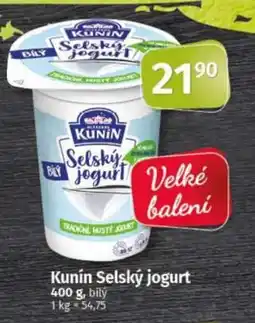 COOP TIP Kunin Selský jogurt nabídka