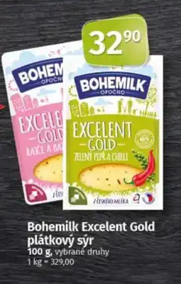 COOP TIP Bohemilk Excelent Gold plátkový sýr nabídka