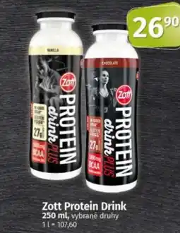 COOP TIP Zott Protein Drink nabídka