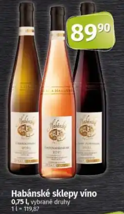 COOP TIP Habánské sklepy víno nabídka