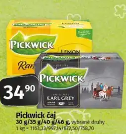 COOP TIP Pickwick čaj nabídka