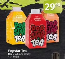 COOP TIP Popstar Tea nabídka