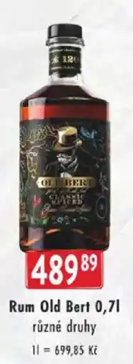 Astur&Qanto Rum Old Bert nabídka