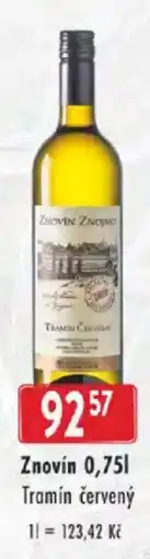 Astur&Qanto Znovín Tramín červený nabídka