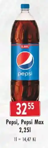 Astur&Qanto Pepsi, Pepsi Max nabídka