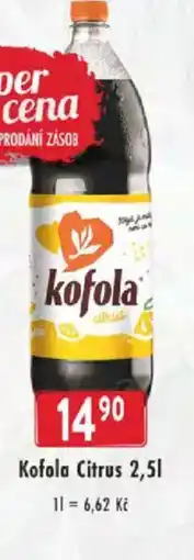 Astur&Qanto Kofola Citrus nabídka