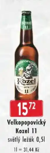 Astur&Qanto Velkopopovický Kozel 11 světlý ležák nabídka