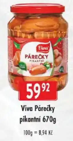 Astur&Qanto Viva Párečky pikantní nabídka