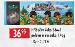Astur&Qanto Hřibečky čokoládová poleva a sušenka nabídka