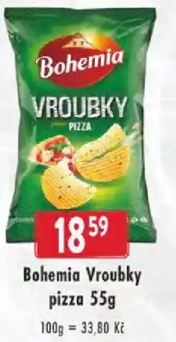 Astur&Qanto Bohemia Vroubky pizza nabídka