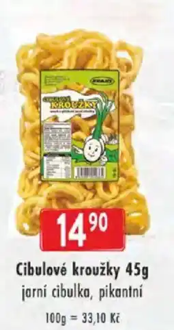 Astur&Qanto Cibulové kroužky jarní cibulka, pikantní nabídka