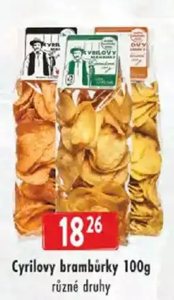 Astur&Qanto Cyrilovy brambůrky nabídka