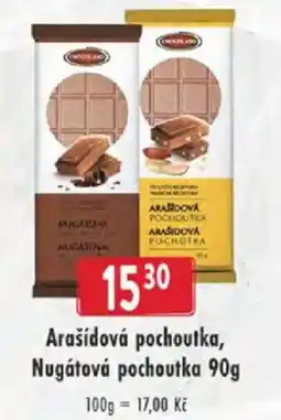 Astur&Qanto Arašídová pochoutka, Nugátová pochoutka nabídka