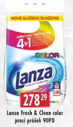 Astur&Qanto Lanza Fresh & Clean color prací prášek 90PD nabídka
